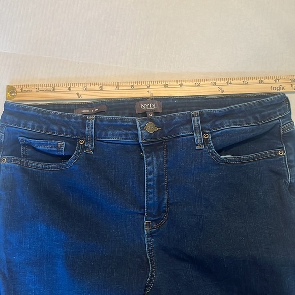 NYDJ Sheri Slim Jeans Size 14 - Picture 6 of 14